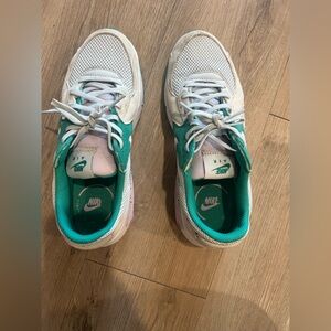 Teal and Pink Air Max Excee